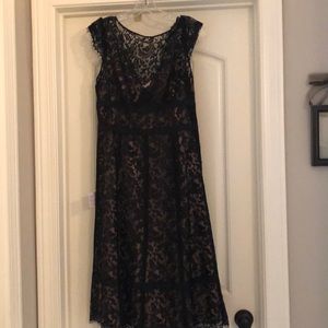 Black lace dress